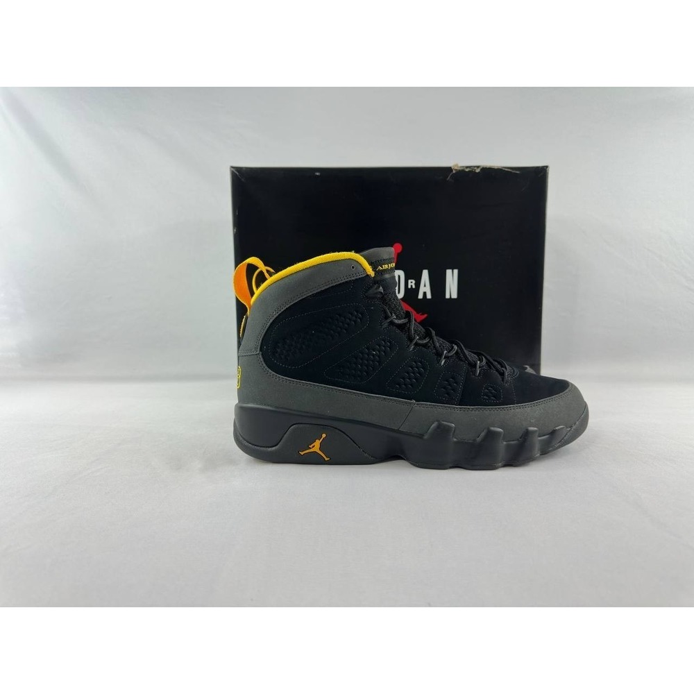 Nike Air Jordan 9 Retro 'Dark Charcoal University Gold' CT8019-070 Size 12